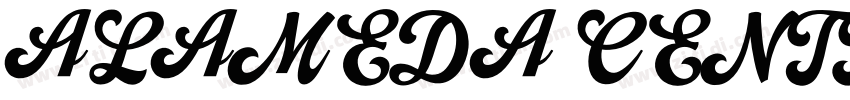 ALAMEDA CENTRAL字体转换